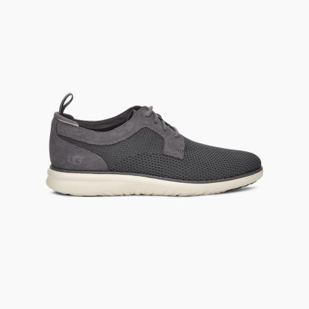 UGG Union Derby HyperWeave Dark Grey Sneakers for Men (TVCO56732)